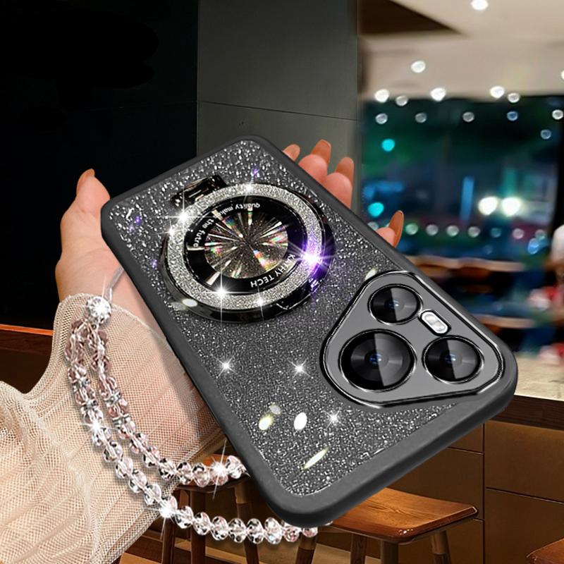 Edge 50 Ultra Crystal Bracelet for Magsafe Phone Holder Case On For Motorola Edge 50 Ultra Edge50 Neo Fusion Pro Bracket Cover