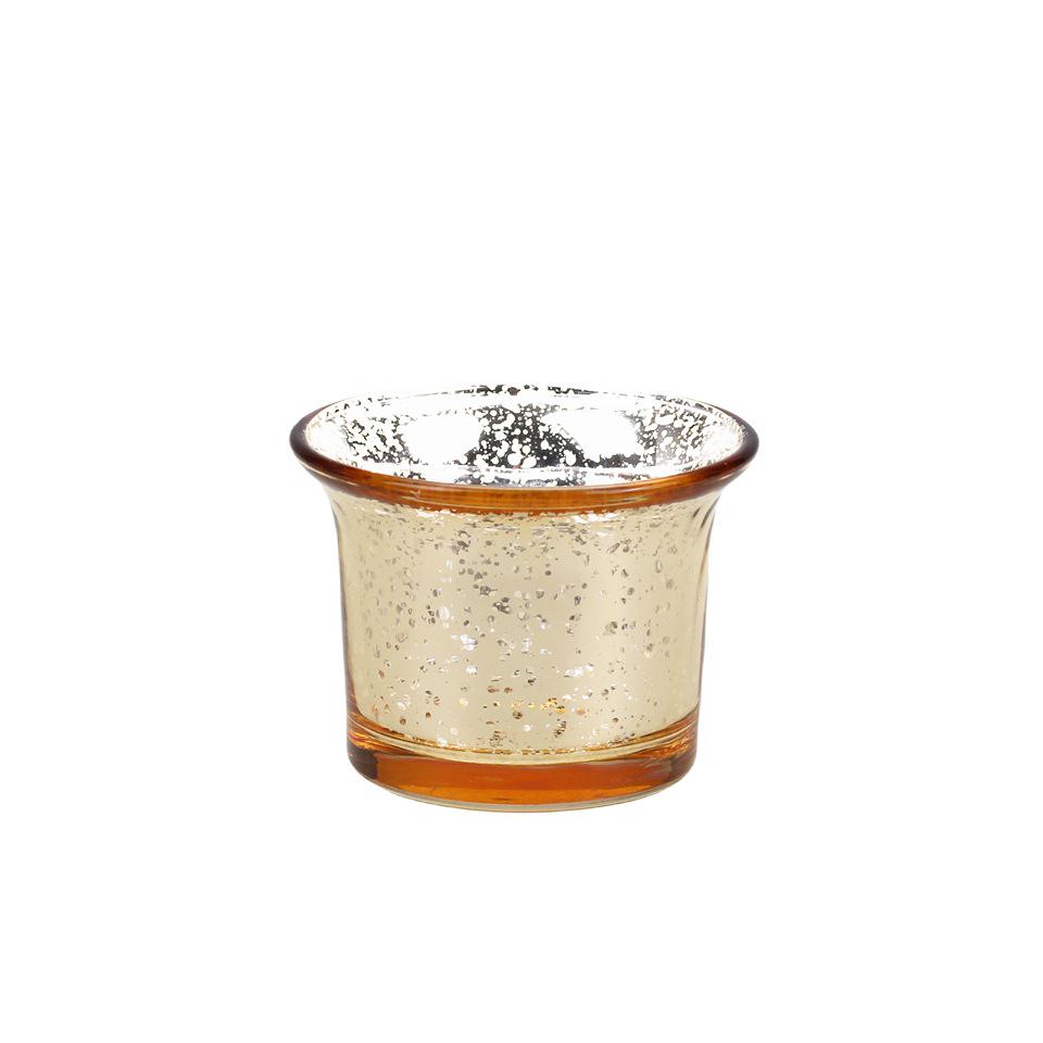 Starry Sky Electroplated Glass Candle Holder for Festive Gatherings and Parties
