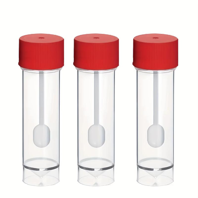 10Pcs Mixed Capacities Sample Bottle Set With Leak Proof Lids Sampling Spoons For Lab Cosmetic Dispensing Storage