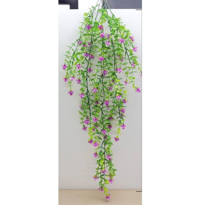 Beautiful Faux Rose Vine With Adhesive Hooks For Stunning Wall Decor And Indoor Spaces