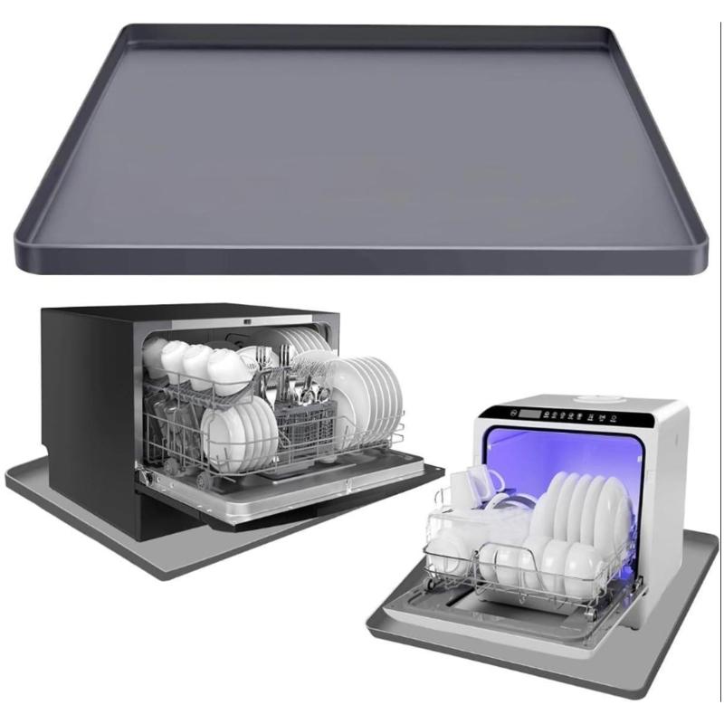 Covoraș de Uscare Vase din Silicon Antiderapant Ușor de Curățat Covoraș pentru Chiuvetă Mare Rezistent la Căldură Covoraș pentru Scurgător de Vase pentru Bucătărie Mașină de Spălat Vase