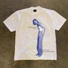 Pure Cotton Short Sleeve Tshirt Unisex Loose Fit Breathable Comfortable American Retro Style Printed Graphic Tee For Couples