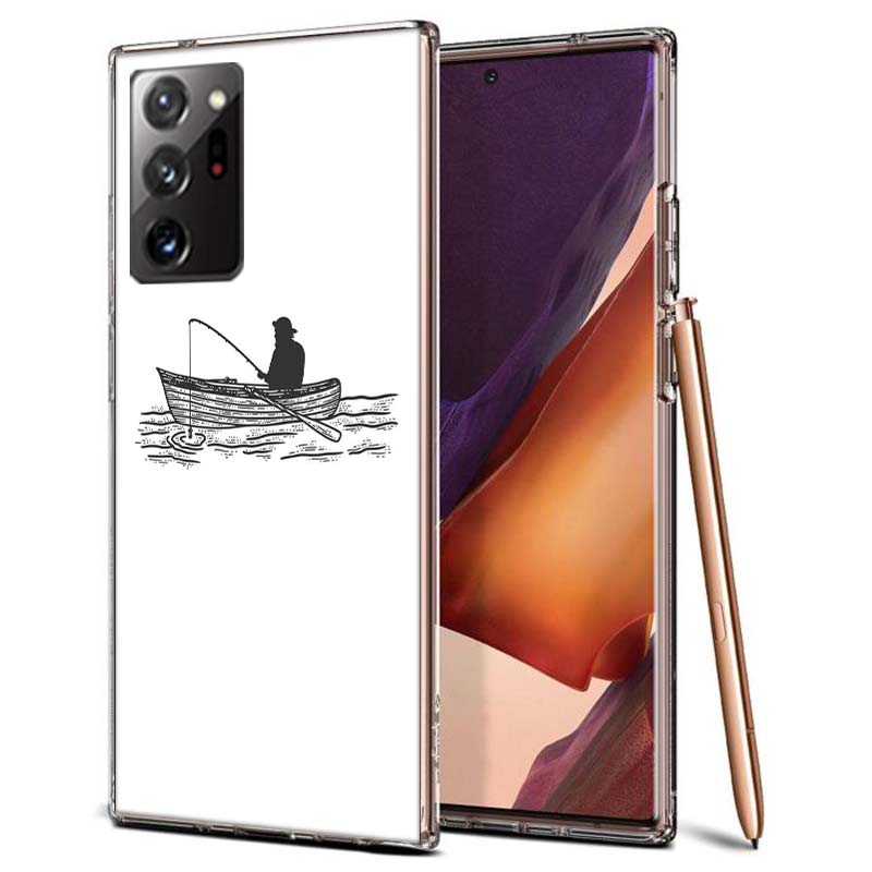 Fishing on a Fisherman's Boat Phone Case for Samsung A55 A35 A25 A15 A07 A05S A16 A17 A26 A36 A37 A56 A57 Galaxy Note 20 10 A50S