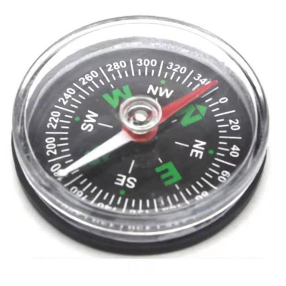 10pcs ABS Camping Pocket Compass 35MM Navigation Climbing Riding Gift New Handheld Compass