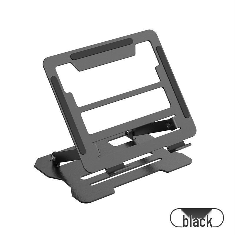 Adjustable Rotatable Laptop Cooling Stand - Metal Riser for Gaming, with Height and Angle Adjustment