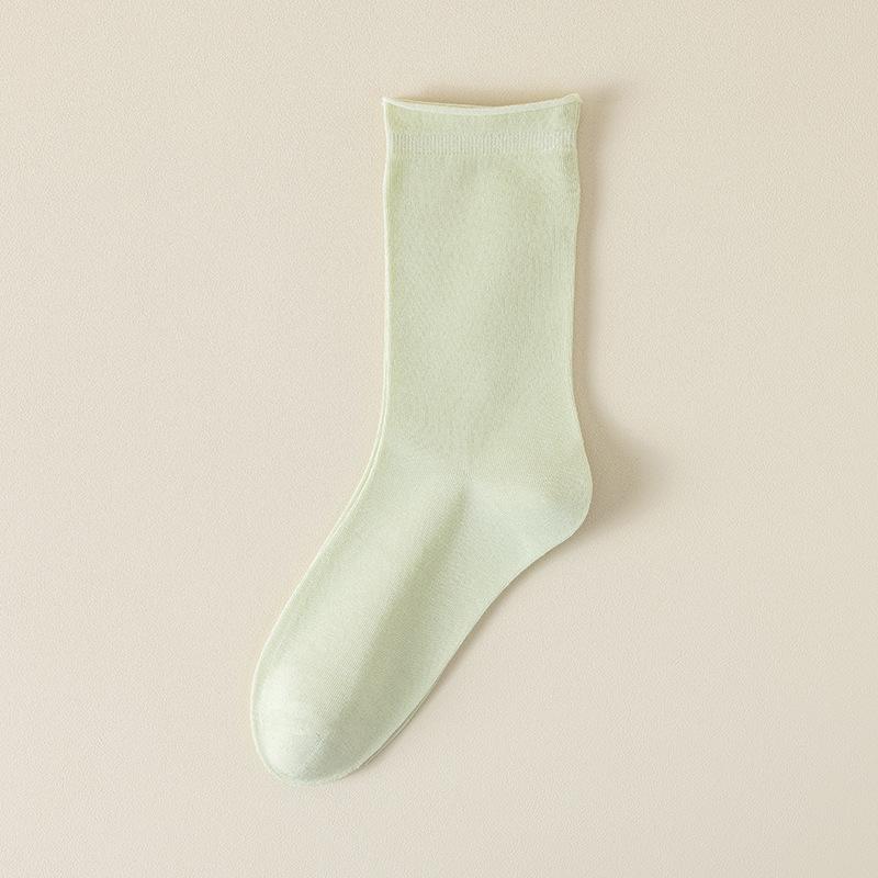 Mulberry Silk Stockings, Children's Mid-calf Stockings, Summer Thin Pile Stockings, Boneless Summer Anti-odor Long Calf Stockings