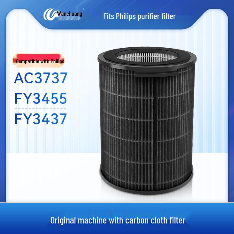Compatible Air Purifier & Humidifier Filter Core for Philips FY3455/3437, AC3737 Models