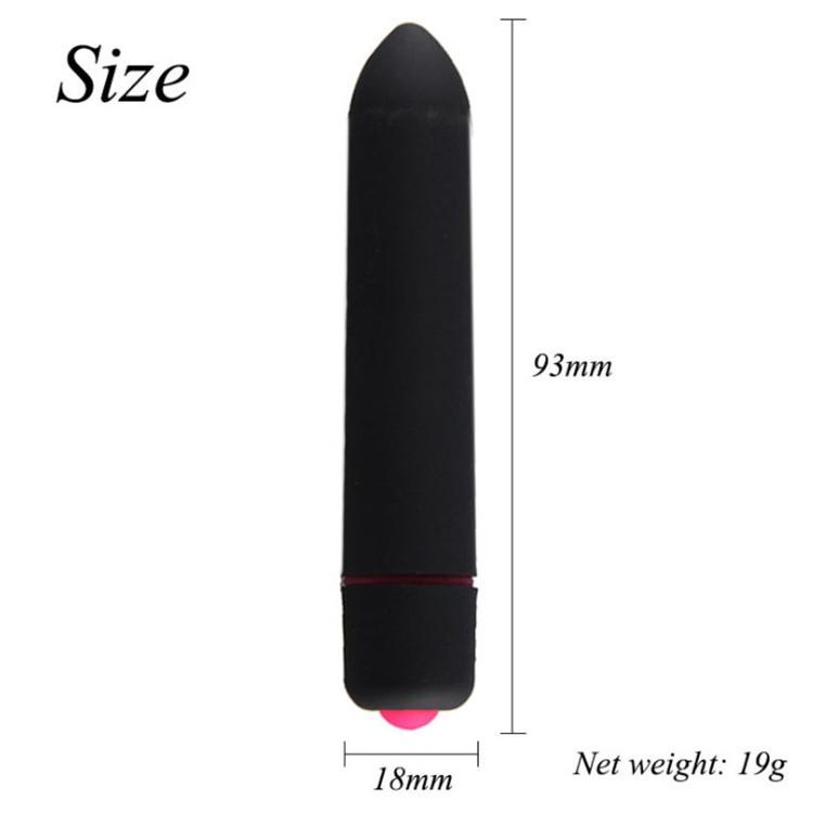 10-Mode Erotic Bullet Vibrator for Female Self-Pleasure