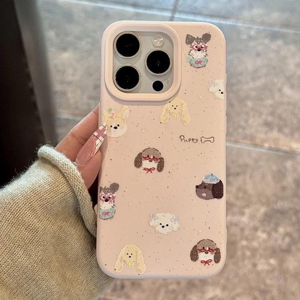 For Apple Phone Case Glutinous Rice Shell Magnetic Suction Cute Phone Case Female Cartoon Phone Case Doll for Apple Phone Case Soft Glue