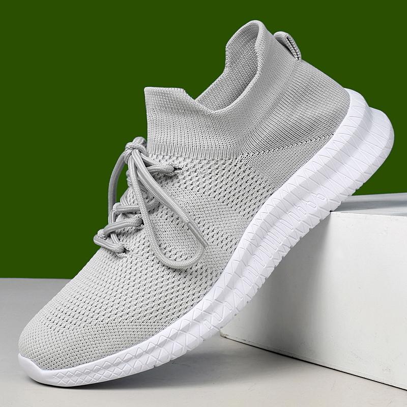 Shoes Men High Quality Summer Shoes For Men Breathable Male Sneakers Breathable White Fashion Gym Casual Light Plus Size Zapatillas Hombre
