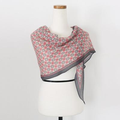 Shop   Women S 25fw Korean Made Alphabet G Diamond Scarf Gray Drn wSc 0884