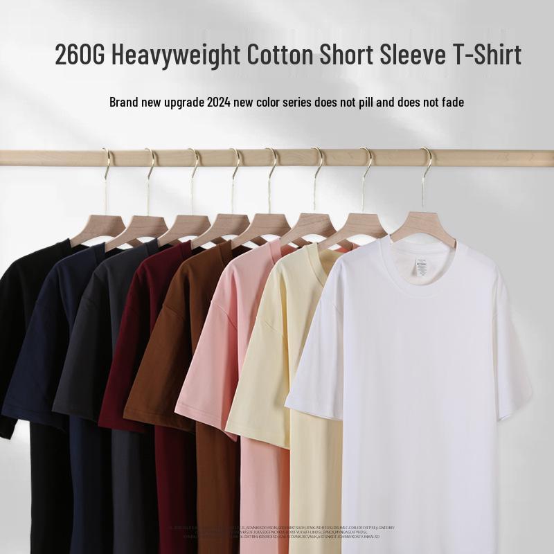 

2025 Summer Women s Casual Loose Fit Crew Neck Cotton T-shirt - Japanese & Korean Style 2XL вина червоного кольору