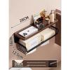 Yidashang Aluminum Bathroom Wall Shelf with Toilet Paper Holder