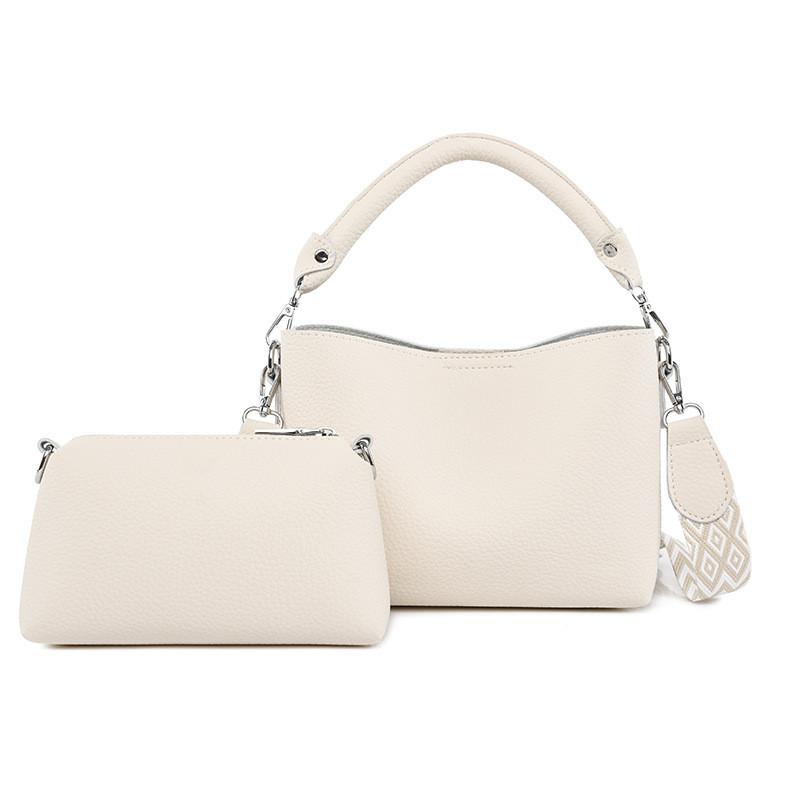 Ielgy All-Match Cross-Body Bag Fashionable Hand-Carry Bucket Bag
