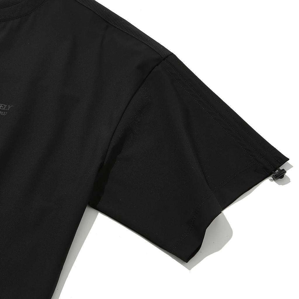 INTERCREW Women'S Material Mix Cooling T-Shirt Black Ita2Xm55Abk