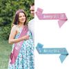 Baby Shower Sash Mommys to Be Sash Adjustable 3Color for Gender Reveal,Welcome Baby,Baby Sprinkle Ideals Mom and Dad Gift