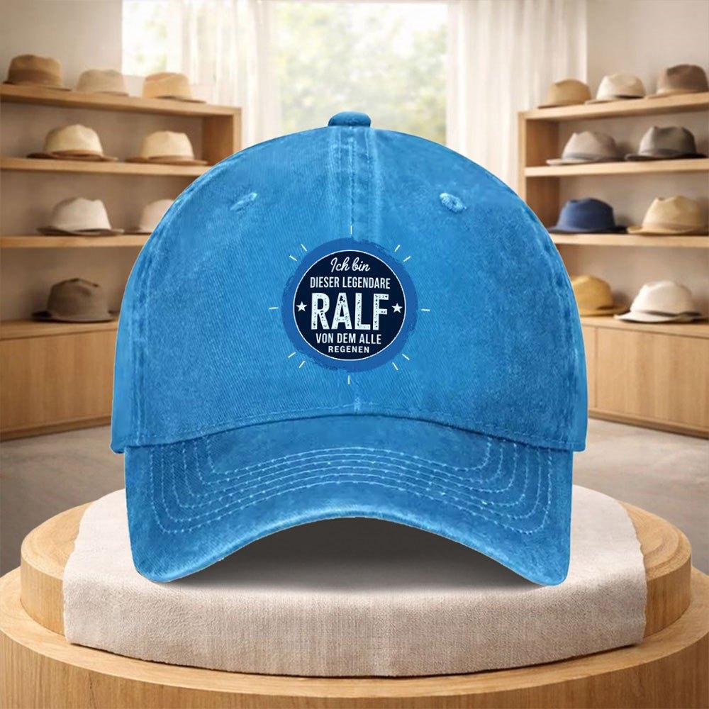 Pc RALF Embellished Adjustable Baseball Cap Suitable for Streetwear Vintage Unisex Hat with RALF Text Lightweight Outdoor Cap