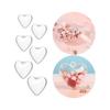 Acrylic Mold Bath  Heart Shape Plastic Heart-shaped Ball Candy Box Packaging Creative Sugar Box Food Packaging