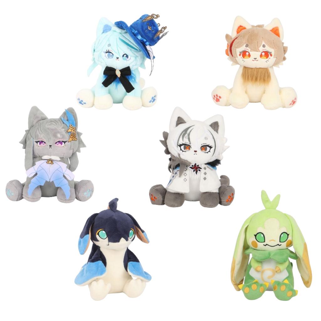 Furina Impact Genshin Arlecchino Kazuha Neuvillette The Cat Shape Plush Toys