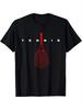 Tennis Print Unisex's Cotton Casual T-Shirt, Short Sleeve Crew Neck Top, Unisex's Clothing
