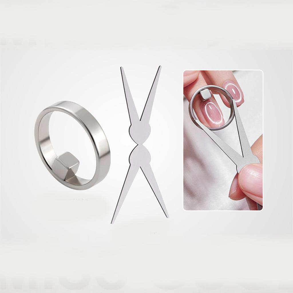 Magnetischer Katzenaugen-Nagellack - Anfängerfreundliches Maniküre-Werkzeug Mit Wirbelndem Glitzer-Effekt, Einfacher Gel- & Lack-Applikator
