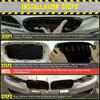 Chrome front hood grille, 2 pieces, for BMW E46, pre-facelift 4-door 1998–08/2001 51138208489 51138208490