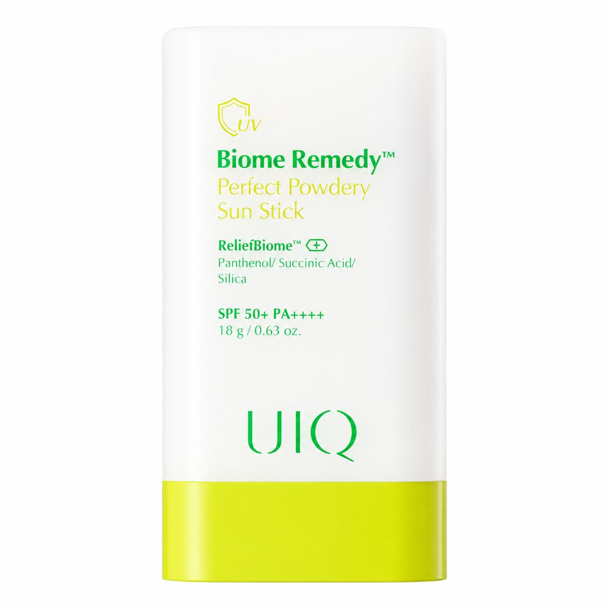 UIQ Biome Remedy Perfect Powdery SPF50+ PA++++ Matte Sun Stick 18g