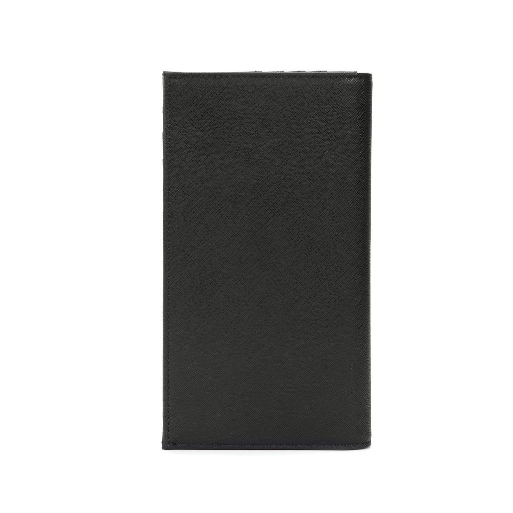 EMPORIO ARMANI Recycled Leather Wallet Large Men's Black Y4R605-Y138E-81072