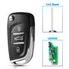KEYYOU Modified Filp Remote Key 433MHz ASK FSK For Citroen C1 C2 C3 C4 Berlingo Picasso For Peugeot 207 307 ID46 CE0536 CE0523