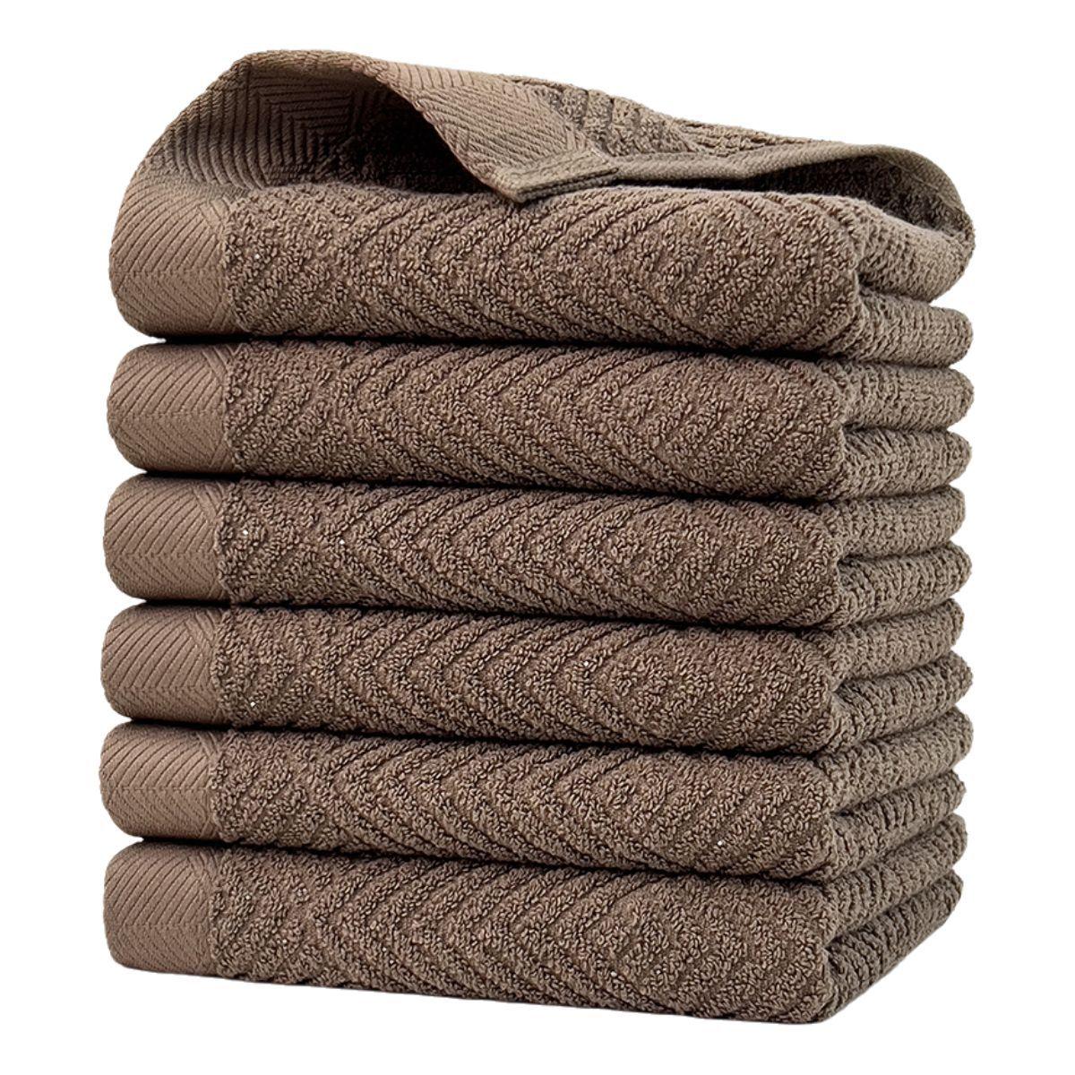 

Хлопковое полотенце, шесть шт., хлопковое домашнее цветное полотенце для лица, ПОЛОТЕНЦЕ ДЛЯ ЛИЦА, теплое и удобное домашнее ежедневное средство первой необходимости, искусно сотканные полотенца 34*74CM