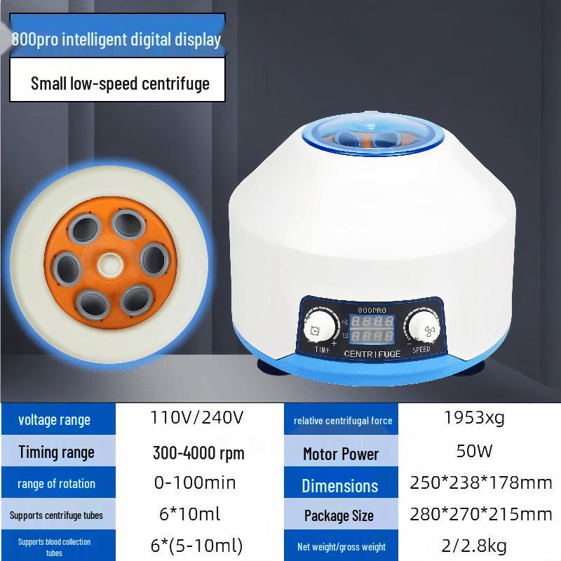 Compact Benchtop Centrifuge 900-2/800PRO for Beauty and Serum Separation