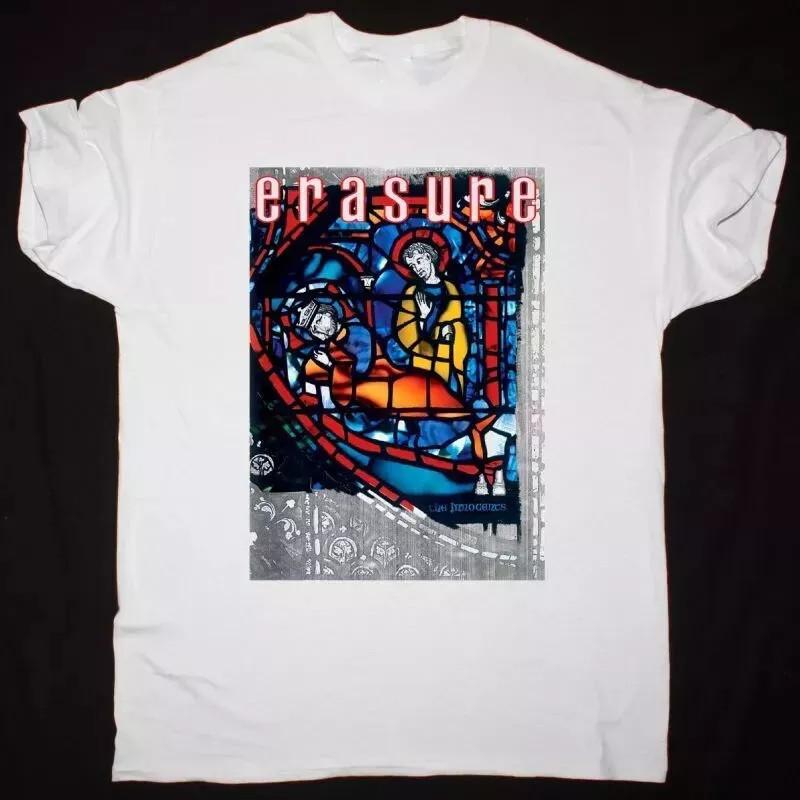 Vtg Erasure Band White Cotton Full Size Shirt PP1268 Unisex T-Shirt XL