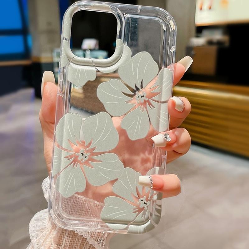 Summer Colorful Flower Case For iPhone 13 12 11 14 Pro Max X XR XS 7 8 Plus SE2 Shockproof Cover For iPhone 15 Pro Max Cases