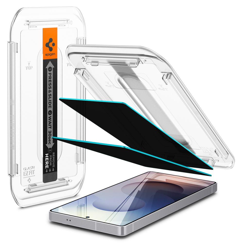 Szkło Prywatyzujące Spigen Glas.tr Ez Fit Hd 2-Pack Galaxy S25 Ultra Privacy