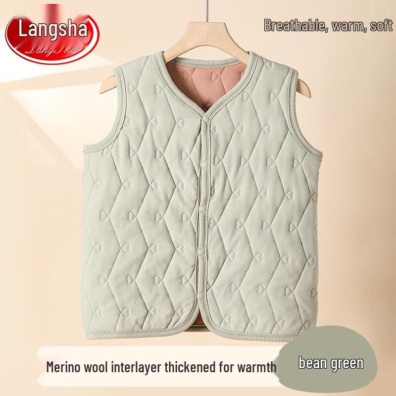 LangSha Girls' Thermal Fleece-Lined Vest