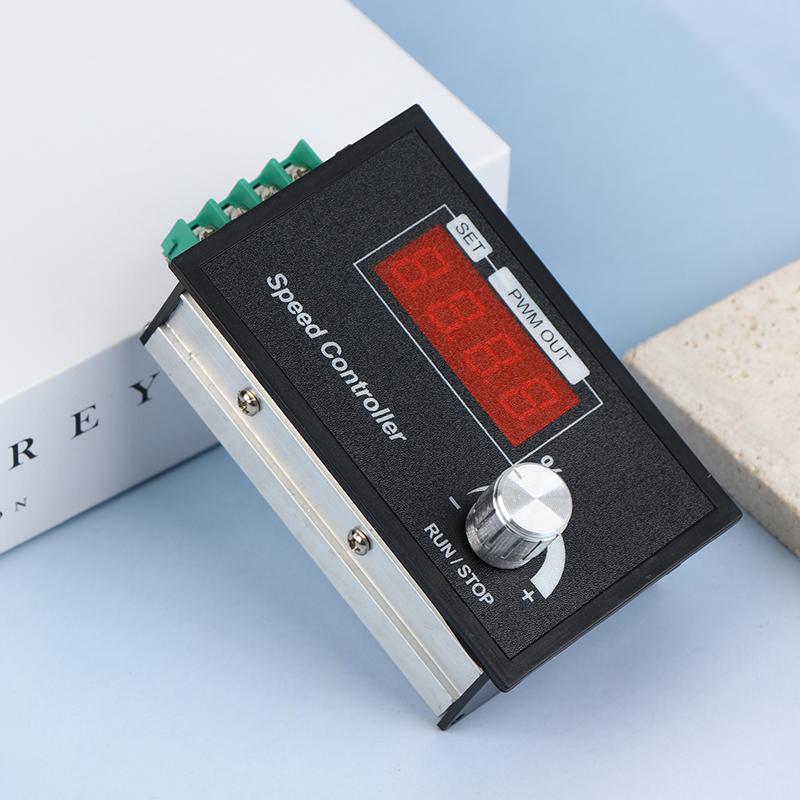 Gleichstrom 6-60V PWM Motor Drehzahlregler Mit Encoder-Drehknopf Steuerung Einstellbare Frequenz Für Motorsteuerungen