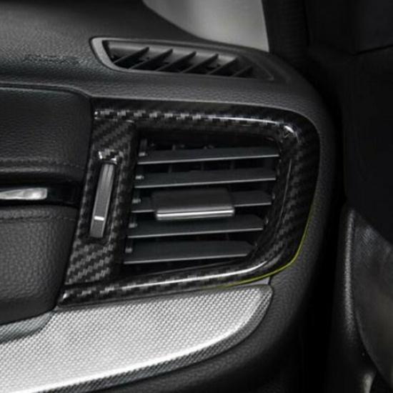 Carbon Fiber Side Air Vent Outlet Cover Trim For Honda CR-V CRV 2017-2021 2022