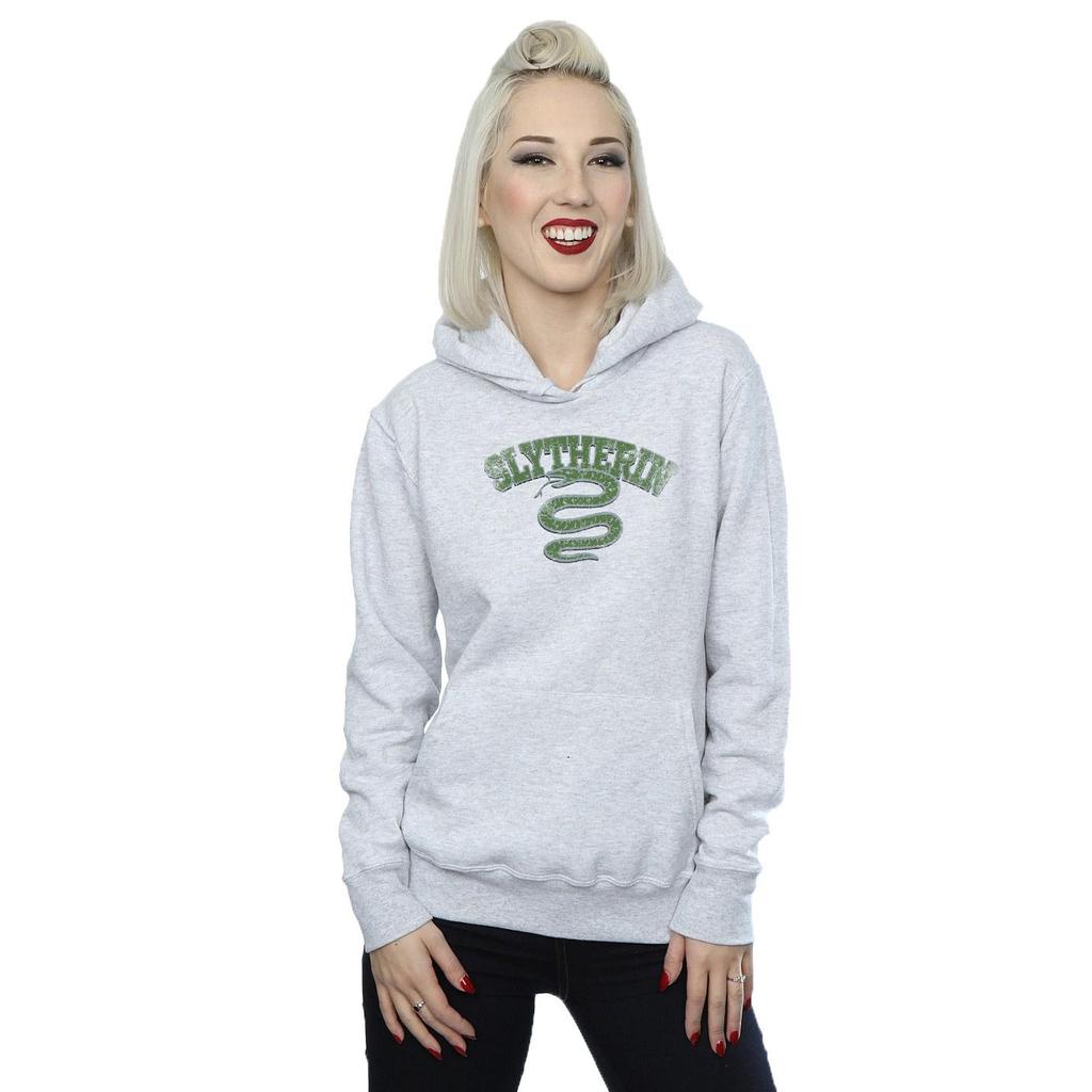 HARRY POTTER Damen/Damen Slytherin Sport Emblem Kapuzenpullover