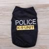 Pet Dog Clother for Small Dogs Polyester Cat Vest Pet Clothing with Warning Pattern for Chihuahua Bulldogs Puppy Costume T-shirt