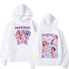 KPop Demon Hunters Anime Hoodie Mira Rumi Joey Hooded Pullover Sweatshirt Men Women Vintage Fashion Fleece Oversized