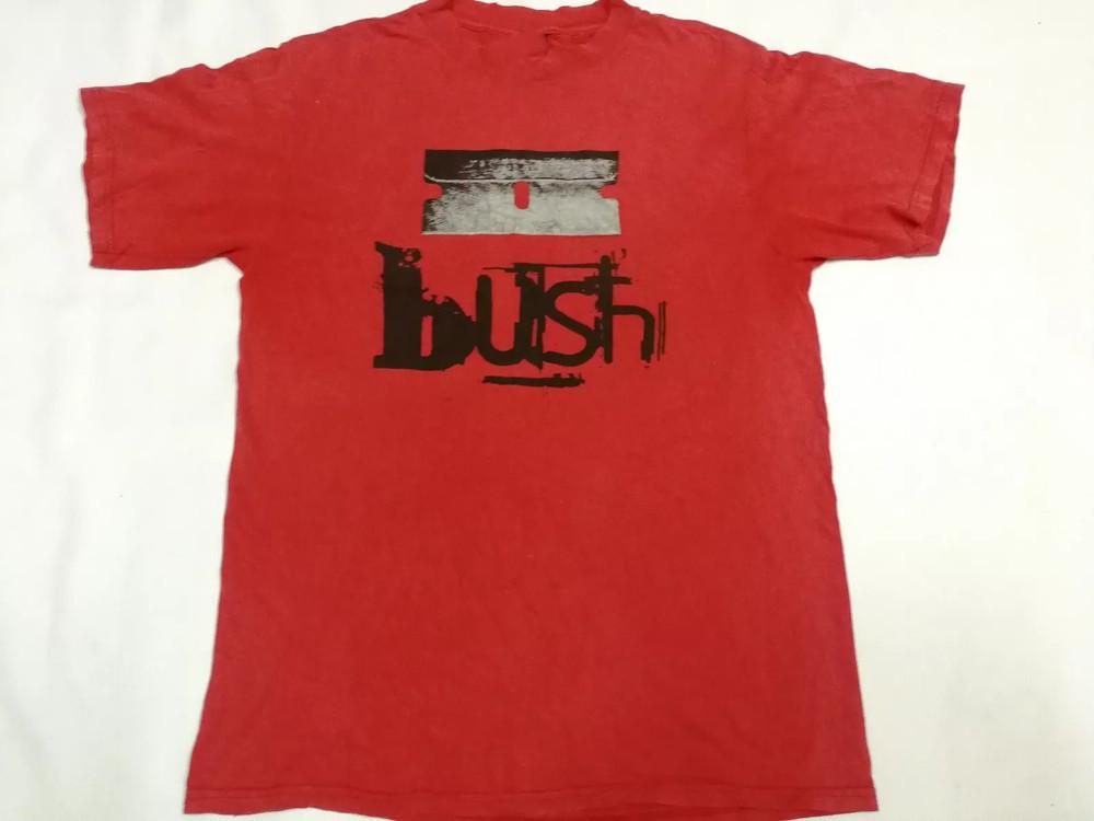 New Popular Bush Band Red T-Shirt Cotton Full Size Unisex Unisex T-Shirt XXXXL