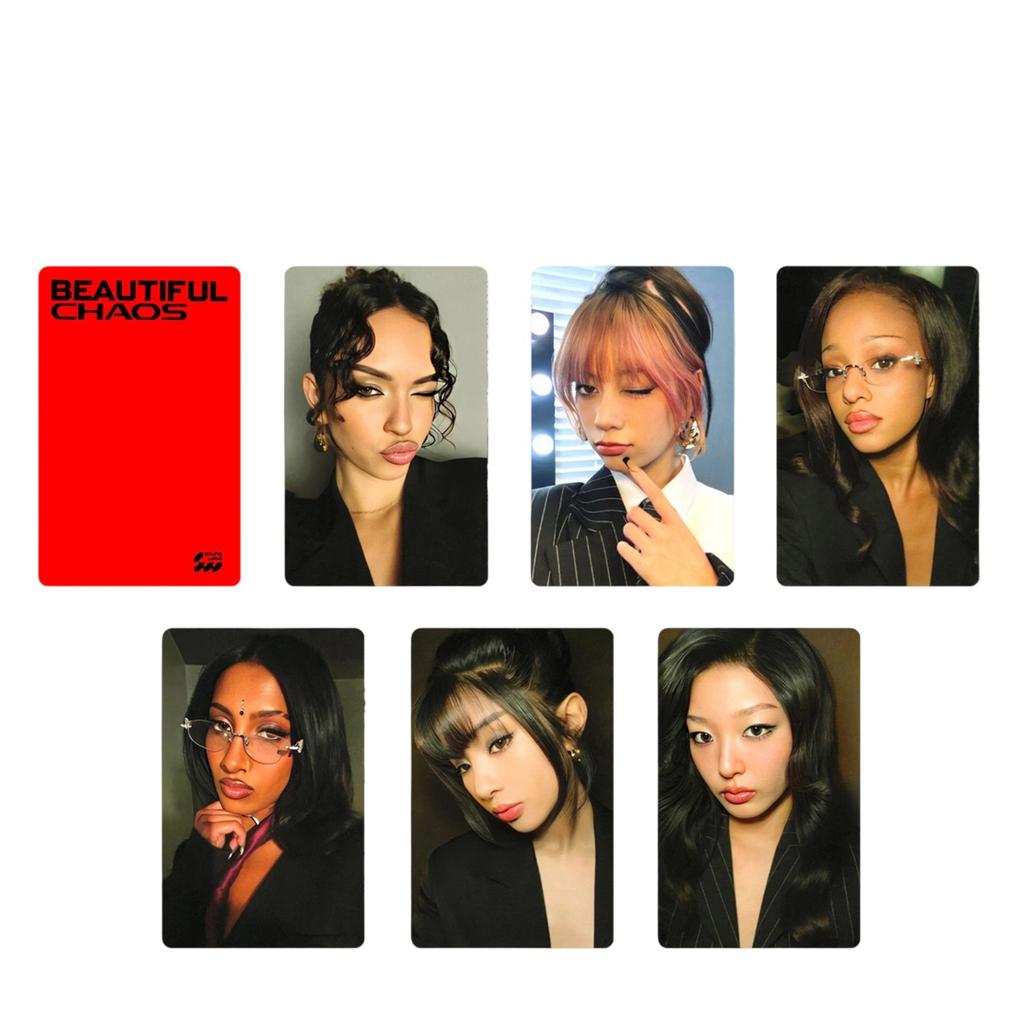 Girl Group Peripheral Accessories Girl Group Group Peripheral 6 Pcs Peripheral Card