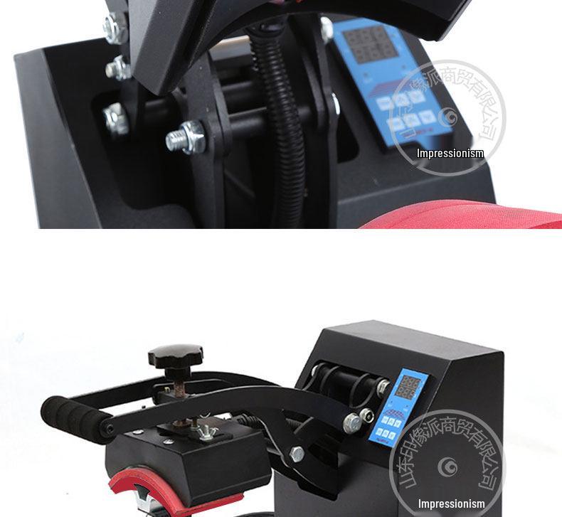 Compact Heat Press Machine for Custom Hat Printing - DIY Personalized Heat Transfer Equipment