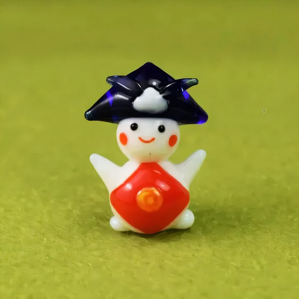 Four Cart Cute Handmade Glass Craft Boy's Day Kabuto Kintaro