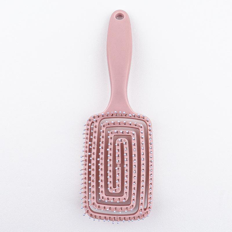 Back-shaped Mosquito Coil TT Comb Hair Styling Set, Straight Hair, Eight-claw Ribs Comb, Hollow Massage Comb