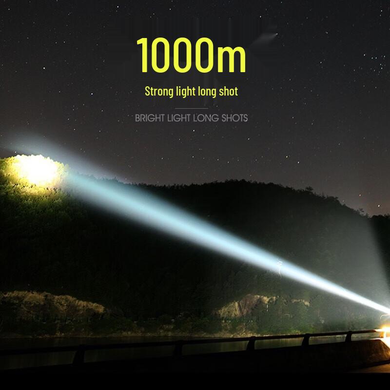 Rechargeable Super Bright Long-Range Flashlight