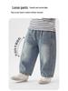 Trendy European Boys' Denim Pants - Spring/Autumn 2026 Collection for Toddlers & Kids