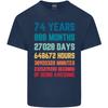 74th Birthday 74 Year Old Unisexs Light Cotton TShirt