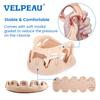 Velpeau Silicone Neck Brace Spine Pressure Relief Cervical Collar Breathable Waterproof for Neck Stiffness Pain