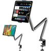 KUXIU Tablet Sleeping Tablet Sturdy Aluminum iPad Stand Up To 60cm Height 5 Angle Compatible with Inch and Kindles Arm, Stand, Arm, Adjustment, 360°